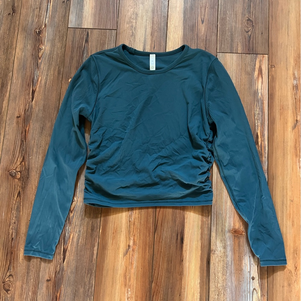 Lululemon All It Takes Long-Sleeve Shirt - Dark Teal